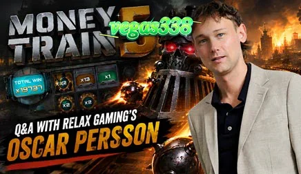 Tampilan visual antarmuka permainan slot Money Train 5 yang menampilkan karakter ikonik dan mekanisme gulungan baru.